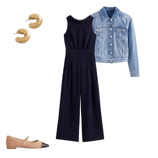 Clarissa Jumpsuit Navy Boden US