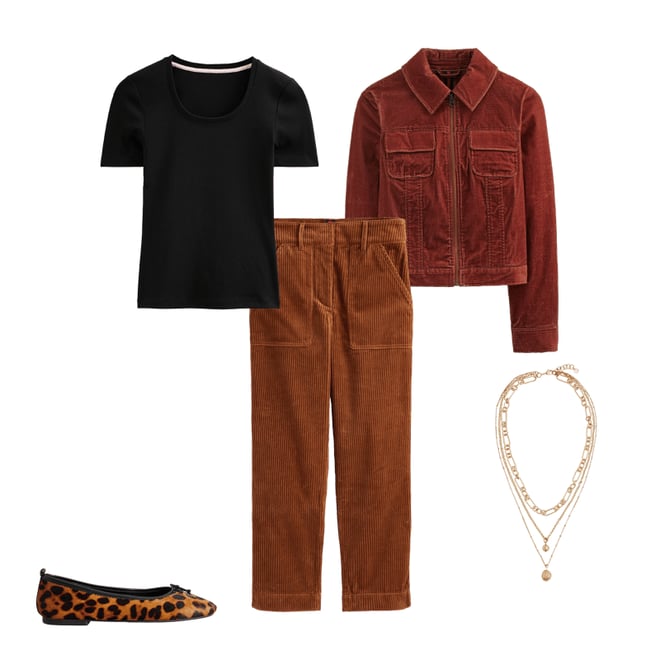 2nd bundle featuring 4 items which compliment Cord Zip Through Jacket