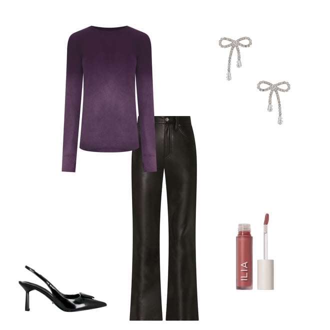 4th bundle featuring 4 items which compliment Recycled Leather Relaxed Boot Pant