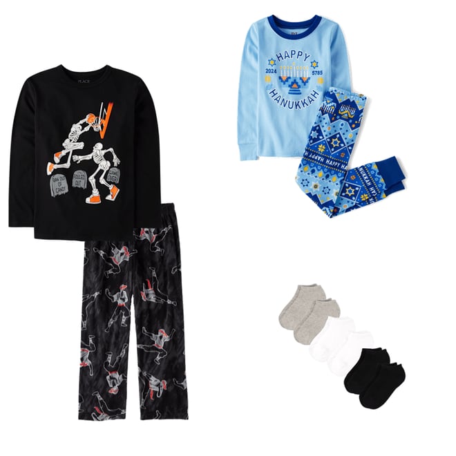 The children's place hanukkah pajamas sale