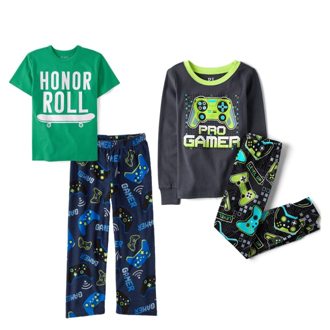 Boys Gamer Print Microfleece Pajama Pants BLUE The Children s Place CA