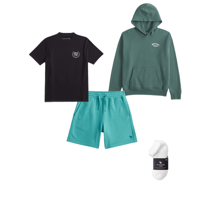 abercrombie golf club imagery popover hoodie