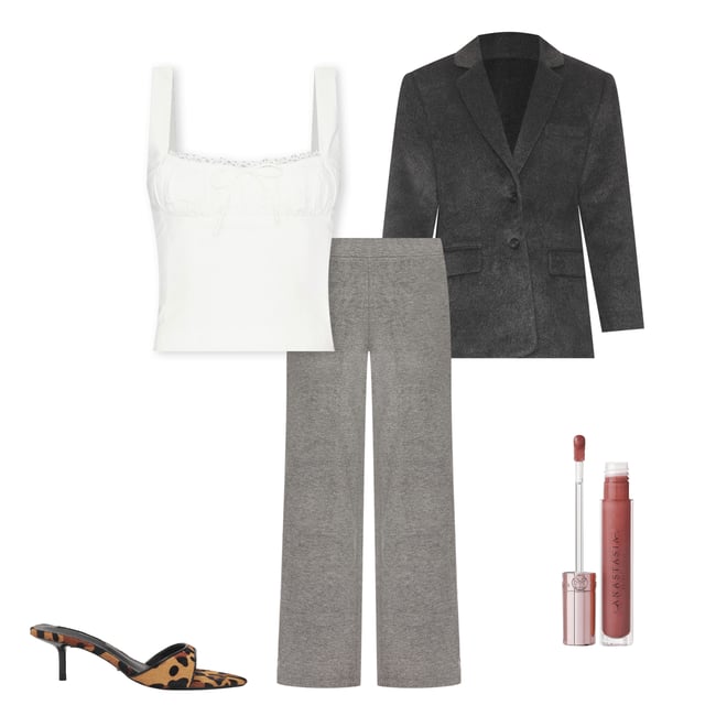 1st bundle featuring 4 items which compliment Wool Blend Blazer