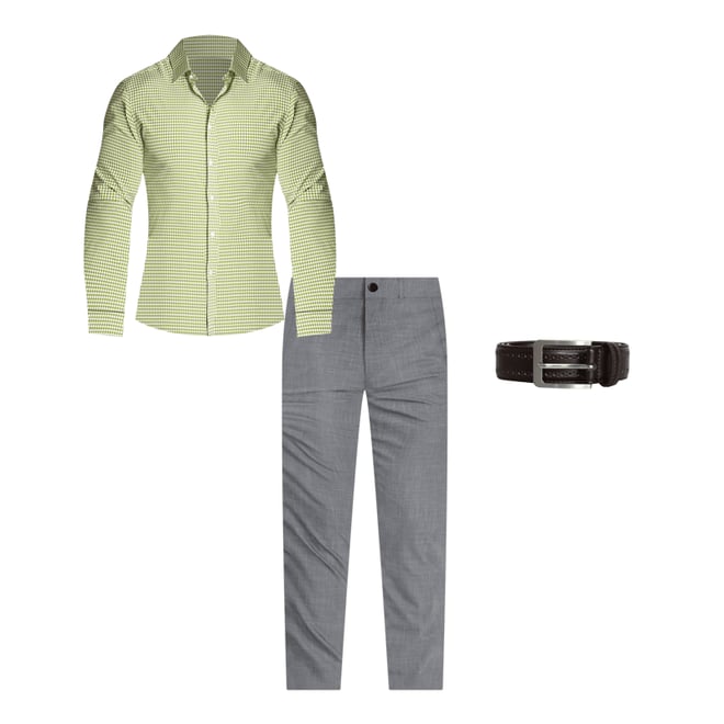 Athletic Fit Stretch Suit Pants - Heathered Grey Athletic Fit Stretch Suit Pants - Heathered Grey
