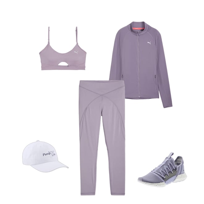 Purple puma shoes zipper sale