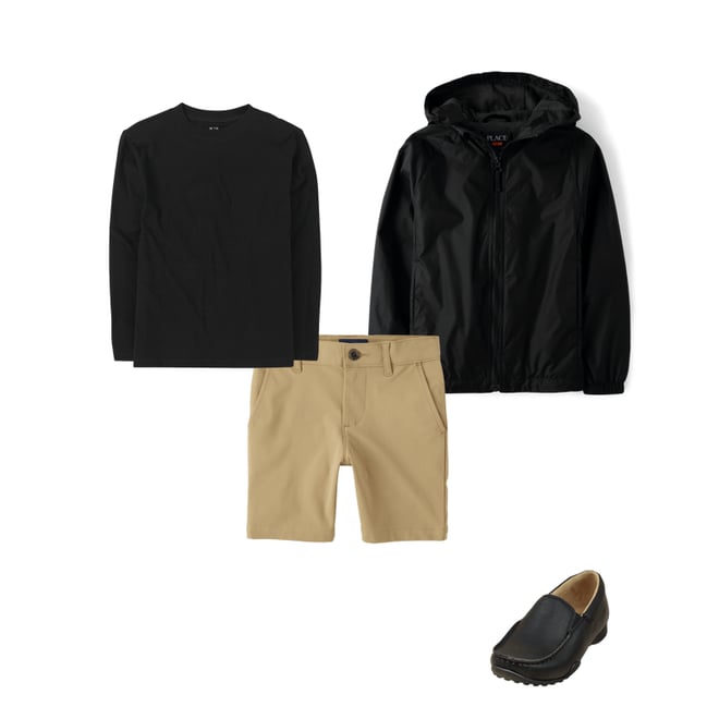 6th bundle featuring 3 items which compliment Boys Uniform Quick Dry Chino Shorts