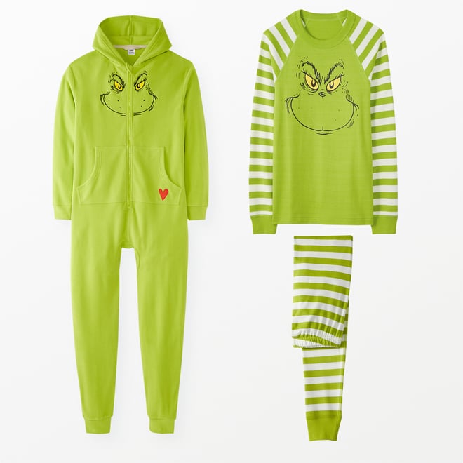 Grinch costume pajamas sale