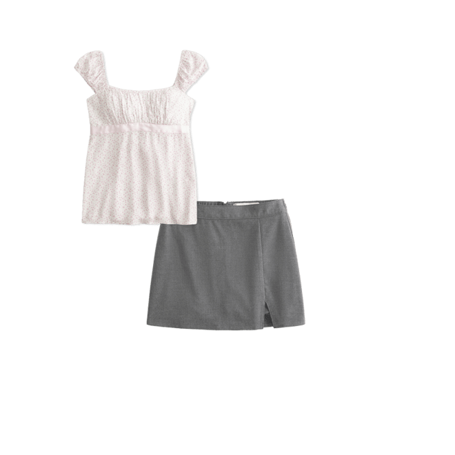 Easy Satin Tie Babydoll Top