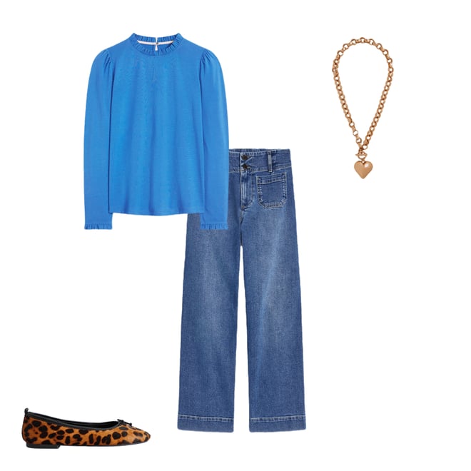 2nd bundle featuring 3 items which compliment Primrose Patch Pocket Jeans-Light Vintage