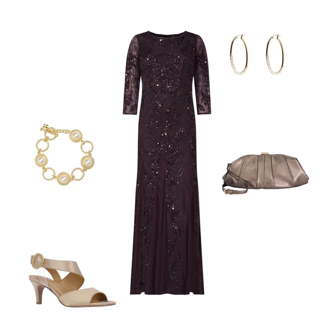 Enchantée beaded dress by pisarro nights sale