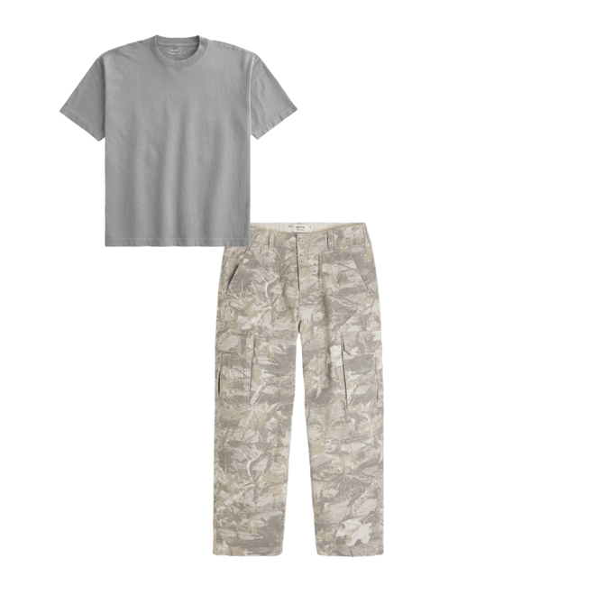 Camo Skater Baggy Cargo Pants