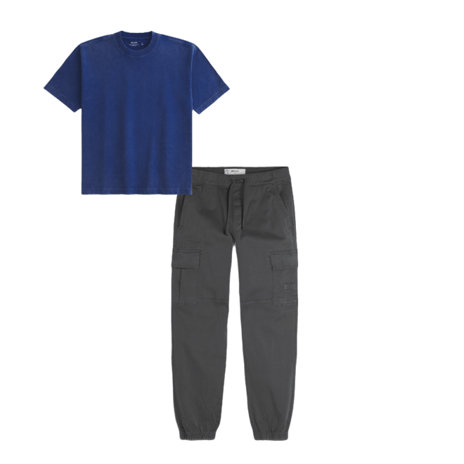 Boxy Heavyweight Washed Crew T-Shirt