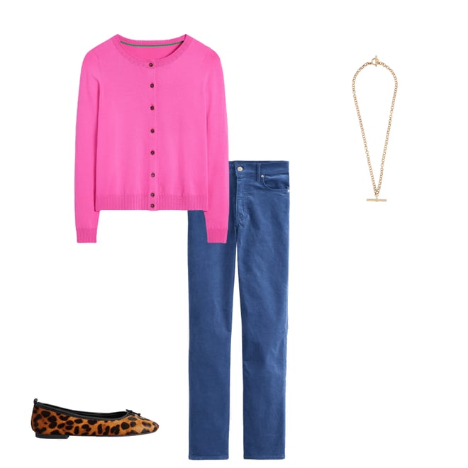 2nd bundle featuring 3 items which compliment Velveteen 5 Pocket Jeans-Denim Blue