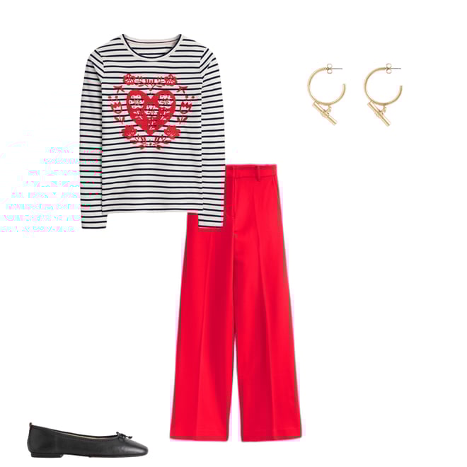 5th bundle featuring 3 items which compliment Westbourne Ponte Trousers