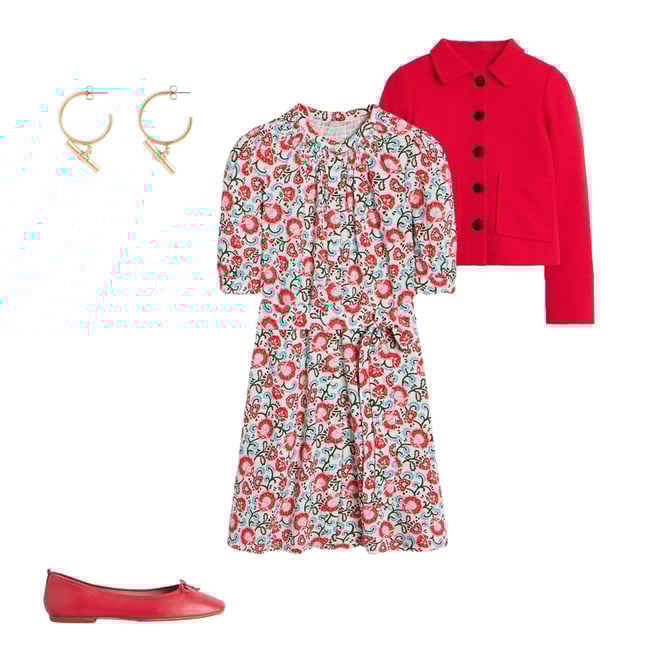 5th bundle featuring 3 items which compliment Ada Double Cloth Short Dress