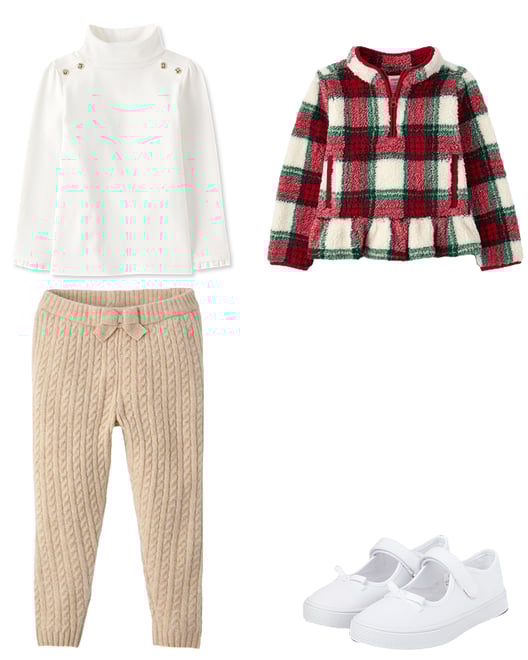 9th bundle featuring 3 items which compliment Girls Bow Mary Jane Shoes