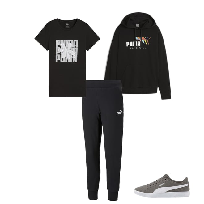Puma mens sweatpants vs women's online