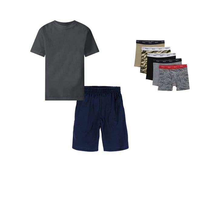 Hanes Boys Jersey Shorts 2 Pack