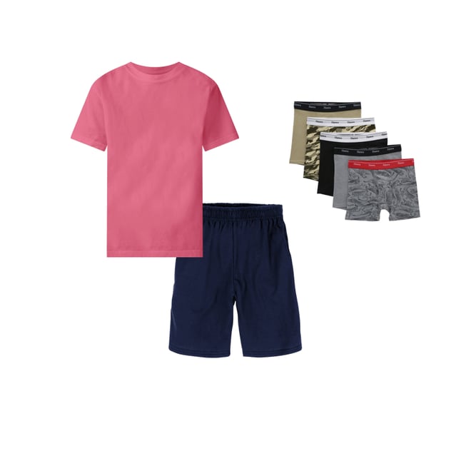 Hanes Boys Jersey Shorts 2 Pack