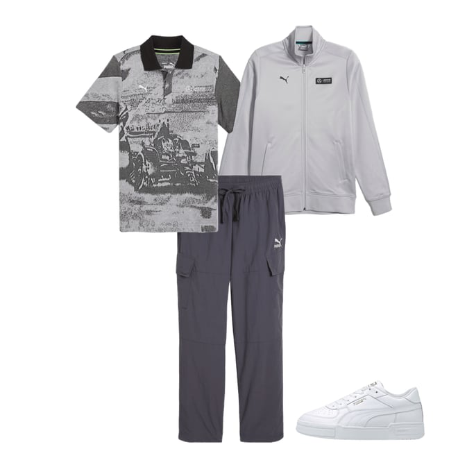 4th bundle featuring 3 items which compliment PUMA Mercedes AMG-Petronas F1® MT7 Motorsport Track Jacket