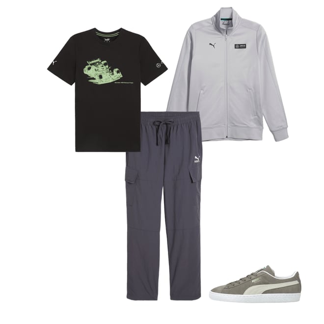 3rd bundle featuring 3 items which compliment PUMA Mercedes AMG-Petronas F1® MT7 Motorsport Track Jacket