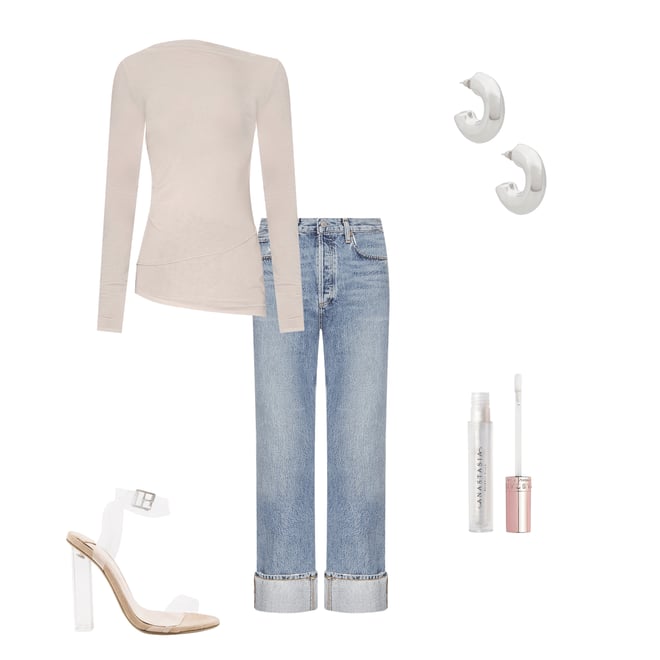 3rd bundle featuring 4 items which compliment Fran Low Slung Easy Straight Jeans