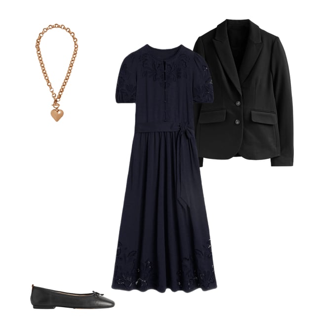 5th bundle featuring 3 items which compliment Marylebone Ponte Blazer-Black