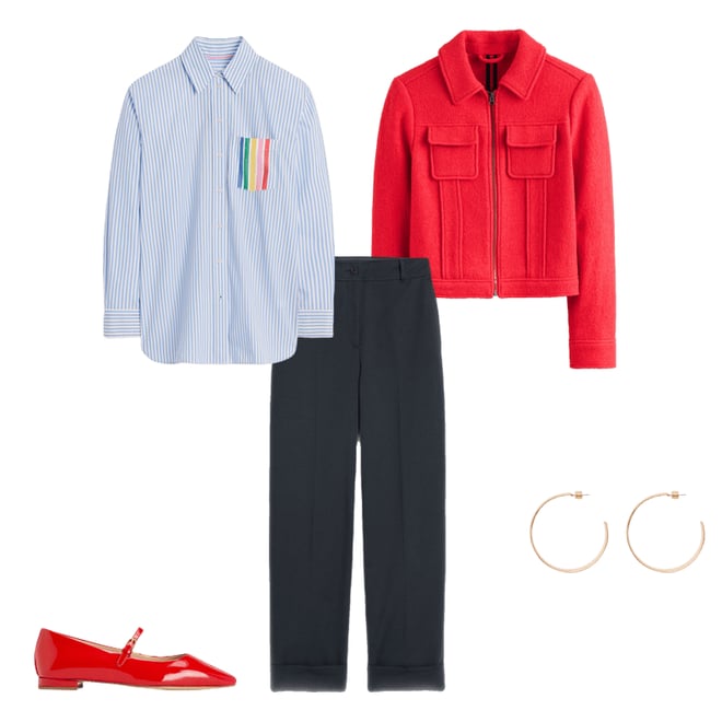3rd bundle featuring 4 items which compliment Sadie Relaxed Cotton Shirt