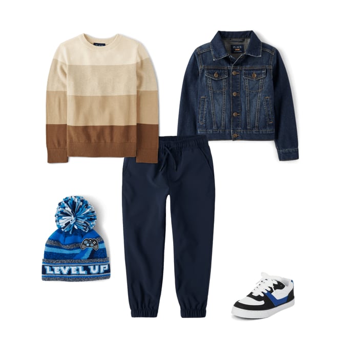 Boys Long Sleeve Denim Jacket - BLUE | The Children's Place