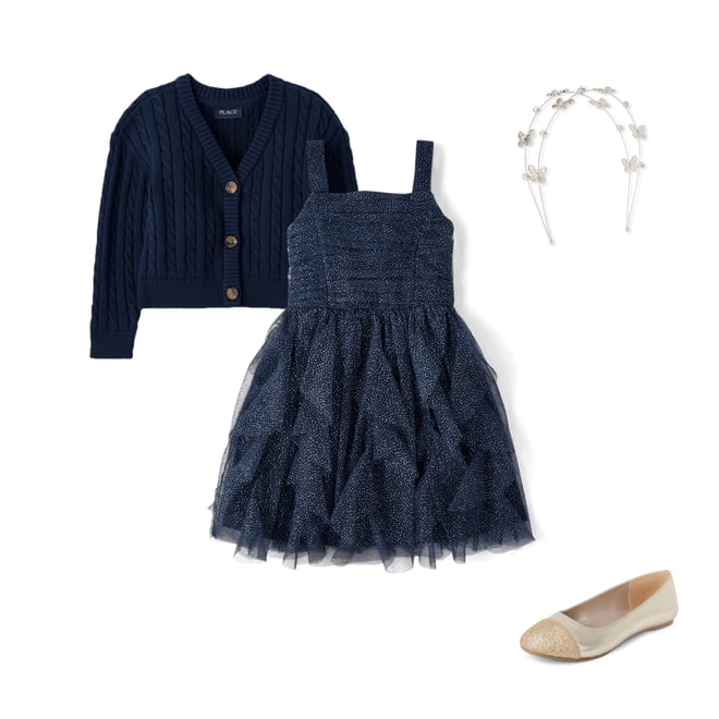 5th bundle featuring 3 items which compliment Girls Cable Knit Cardigan