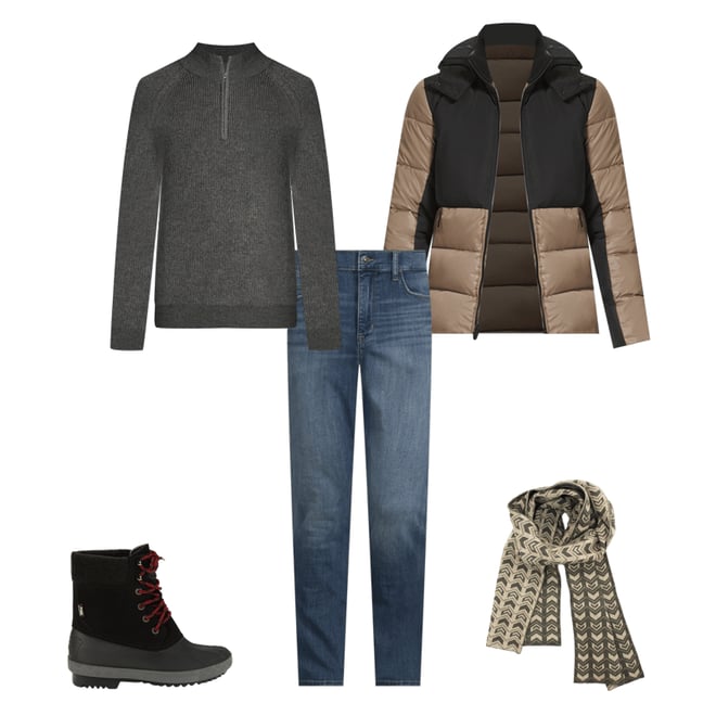 Pajar Tomy Faux Shearling Duck Boots on SALE Saks OFF 5TH