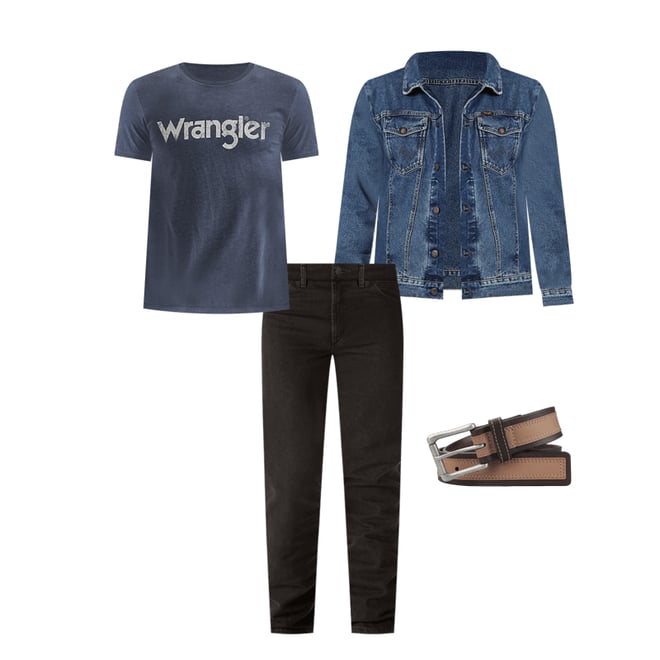 Wrangler® Cowboy Cut® Slim Fit Jean in Black Chocolate