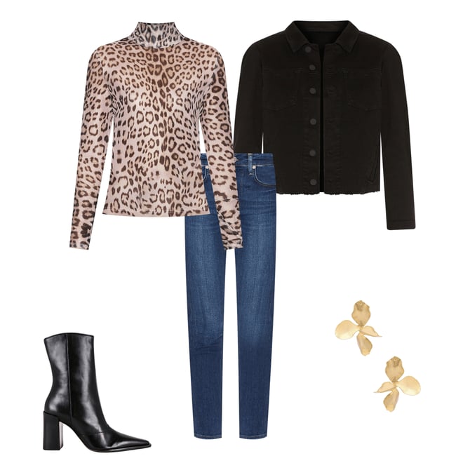 1st bundle featuring 4 items which compliment Tyla Leo Mesh Top