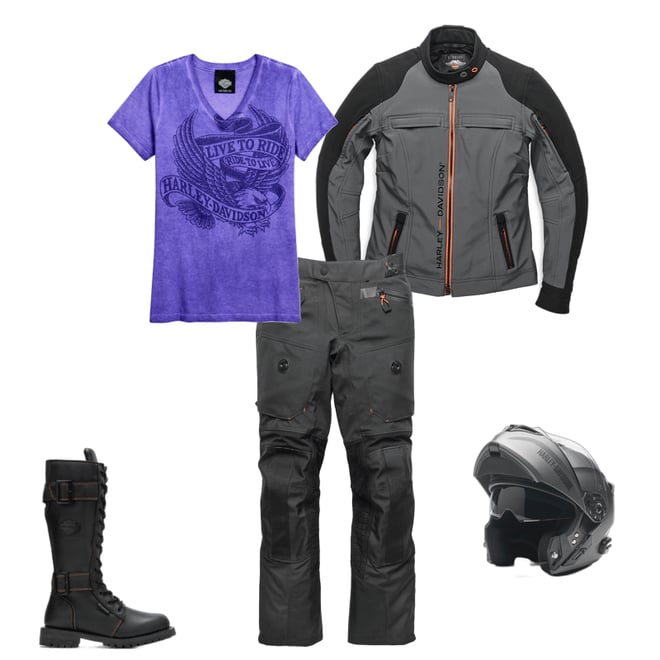 Women's H-D New Horizon Windproof Softshell Riding Jacket