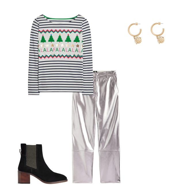 1st bundle featuring 3 items which compliment Ella Long Sleeve Breton-Ivory, Navy, Falalala