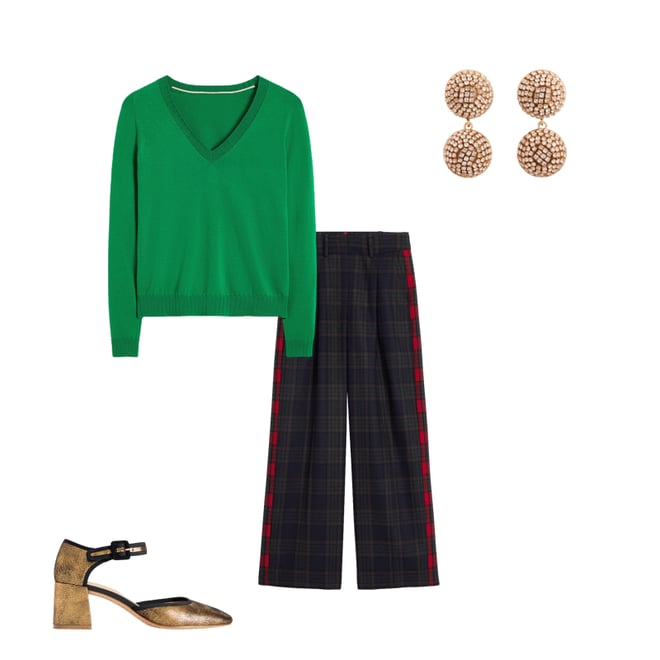 3rd bundle featuring 3 items which compliment Chiswick Wool Blend Pants