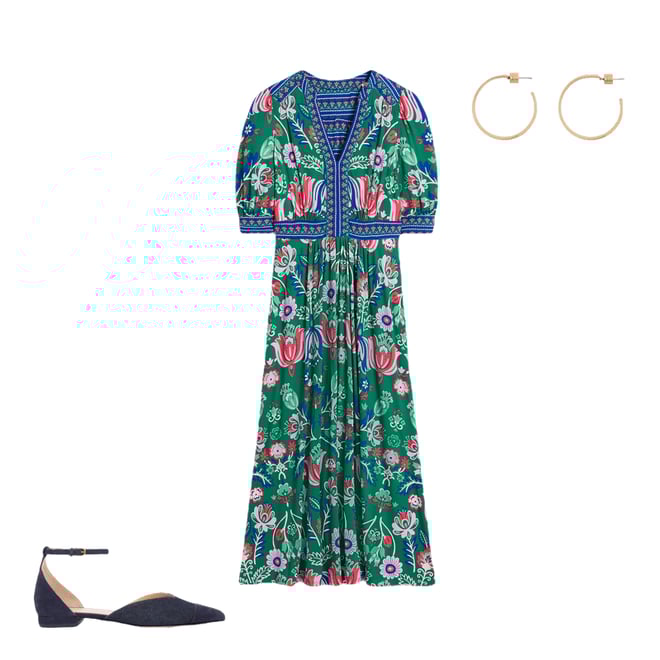 3rd bundle featuring 2 items which compliment Lily Jersey Midi Tea Dress