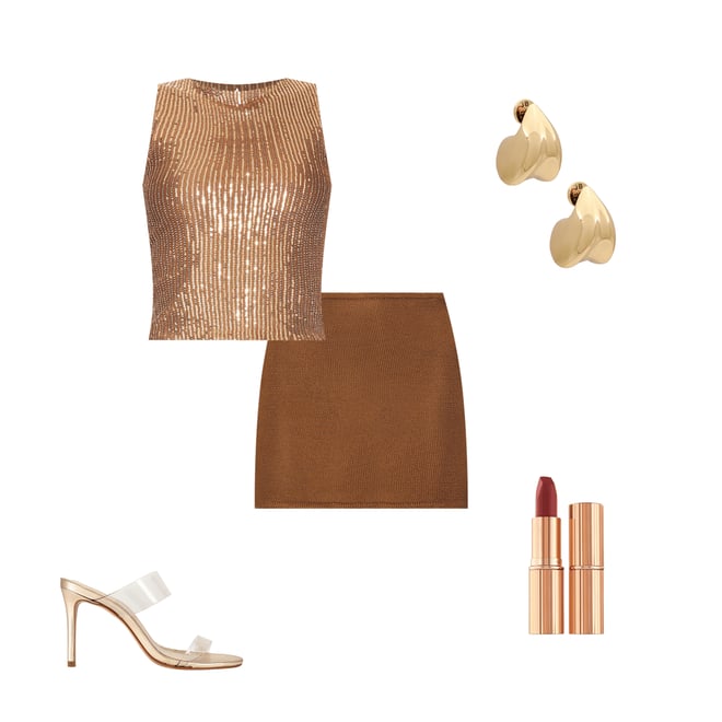 1st bundle featuring 4 items which compliment Georgia Sequin Top