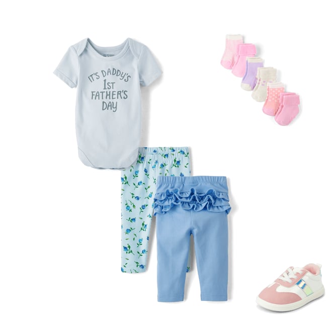 4th bundle featuring 3 items which compliment Baby And Toddler Girls Colorblock First Steps Sneakers