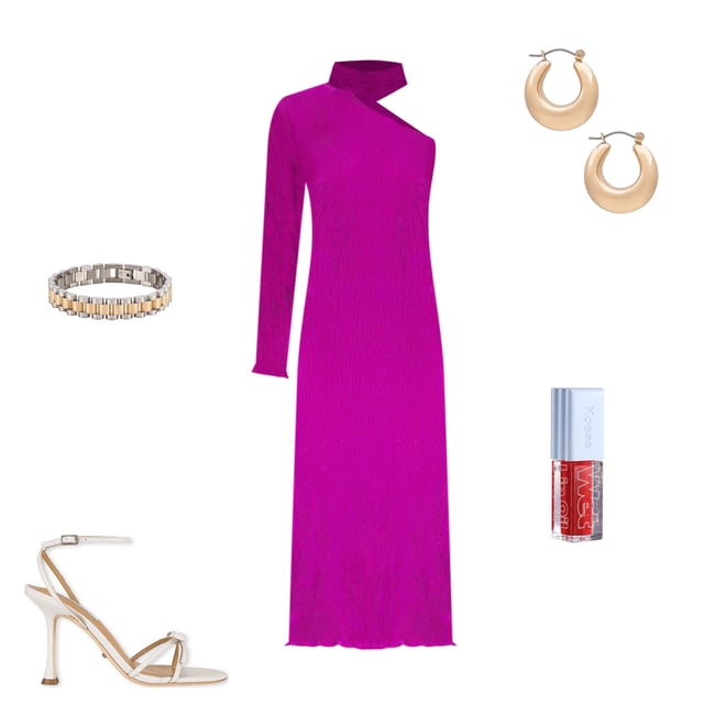 1st bundle featuring 4 items which compliment Soiree 90's Sleeved Gown