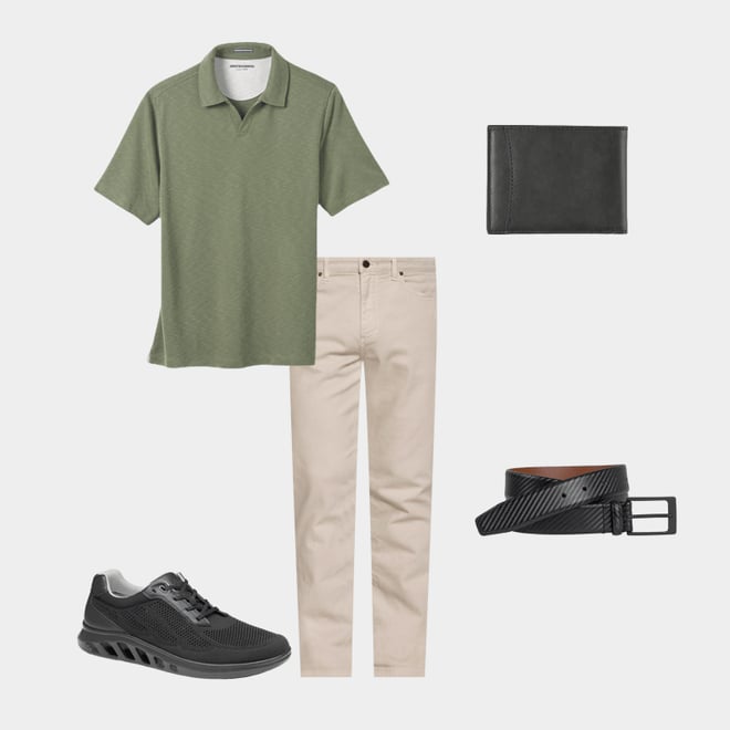 1st bundle featuring 4 items which compliment Diagonal Embossed Belt