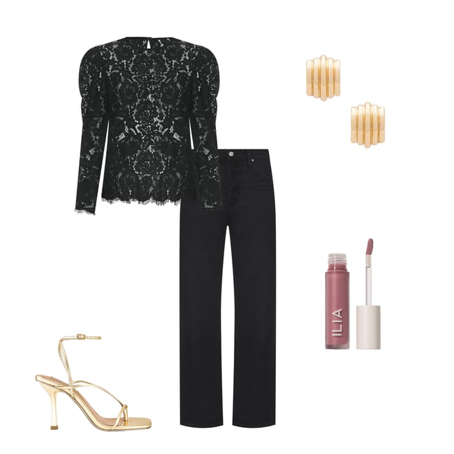 1st bundle featuring 4 items which compliment Rue Lace Top