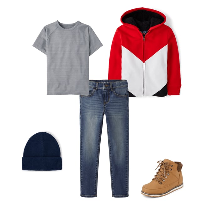 6th bundle featuring 4 items which compliment Boys Skinny Jeans
