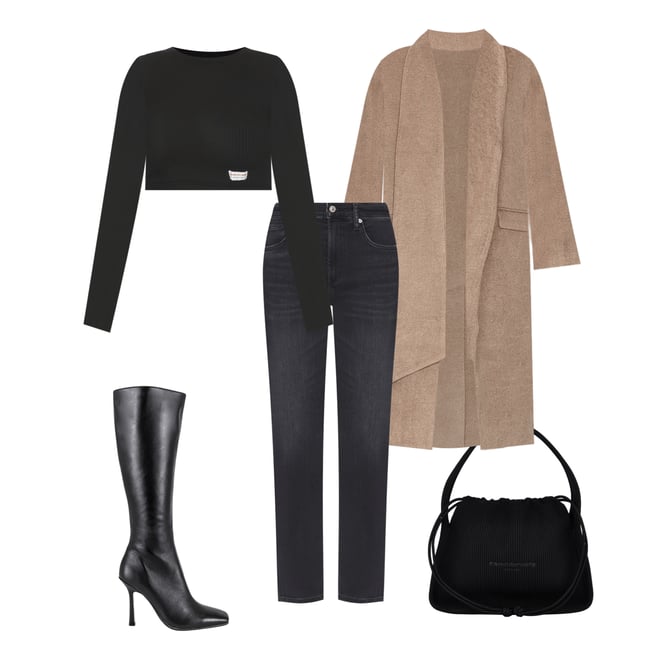 1st bundle featuring 4 items which compliment Havana Heeled Boot