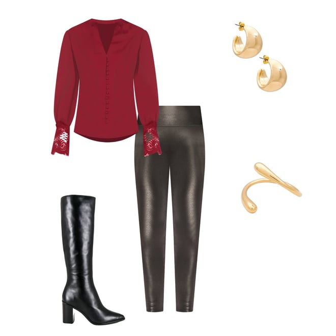 Spanx faux leather leggings petite xs store