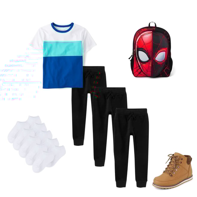 6th bundle featuring 4 items which compliment Boys Colorblock Top