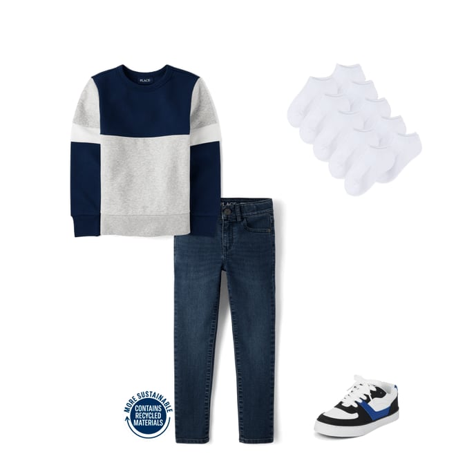 4th bundle featuring 3 items which compliment Boys Skinny Jeans