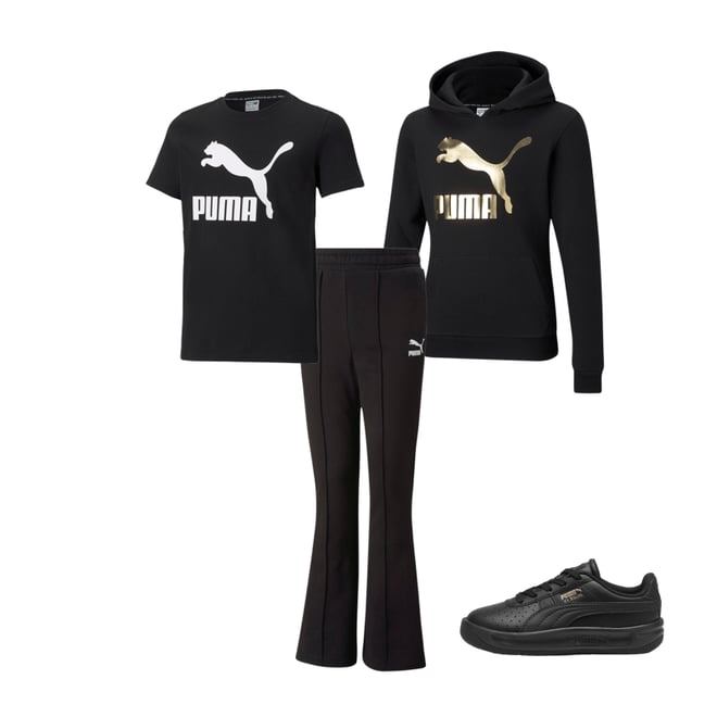 Girls puma hoody sales