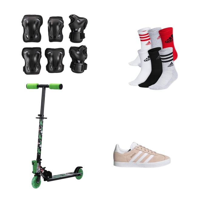 Minecraft 3D Kick Scooter with Light Up Wheels | Dick's Minecraft 3D Kick Scooter with Light Up Wheels | Dick's