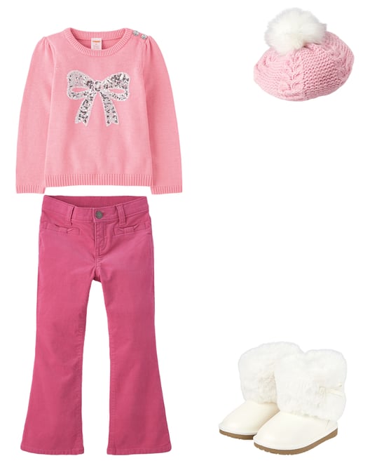 3rd bundle featuring 3 items which compliment Girls Cable Knit Beret